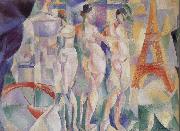 Delaunay, Robert The City of Paris oil painting reproduction